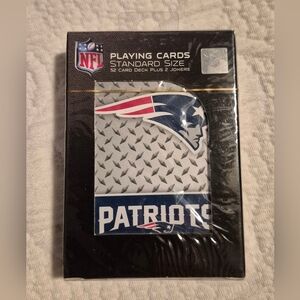 New England Patriots playing cards, new unopened package
